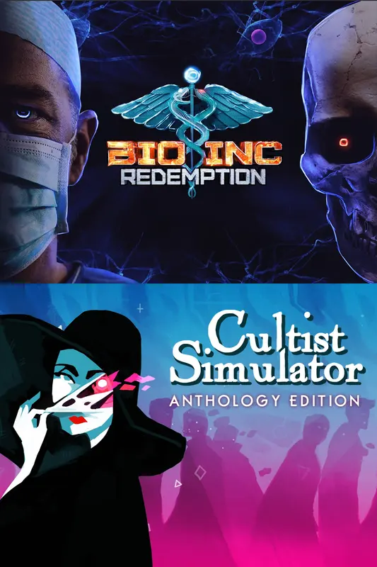 Masters of Fate Bundle: Bio Inc. Redemption & Cultist Simulator: Anthology — Xbox Live, Standard