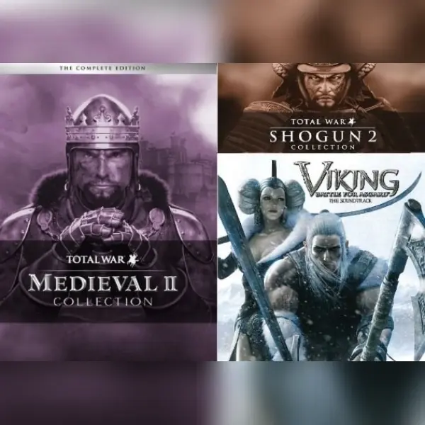 Medieval II: Total War Collection + Shogun: Total War Collection + Viking: Battle for Asgard — Steam, Standard