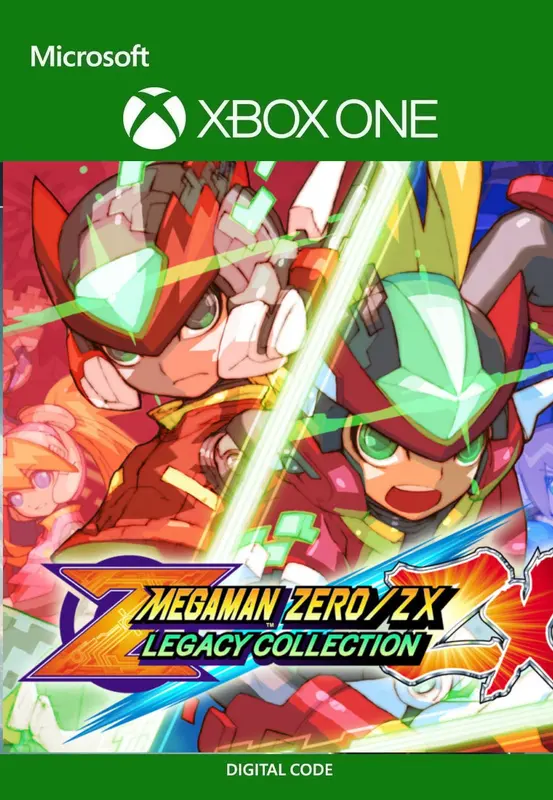 Jaquette de Mega Man Zero/ZX Legacy Collection — jeu Xbox (Xbox Live)