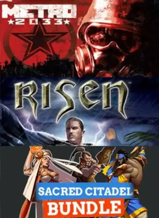 Metro 2033, Risen, and Sacred Citadel — Steam, Standard