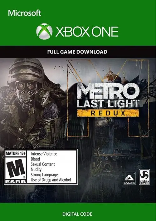 Jaquette de Metro Last Light Redux — jeu Xbox (Xbox One)
