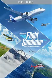 Microsoft Flight Simulator (2020) 40th Anniversary Edition - Deluxe Edition — Steam, Anniversary Edition