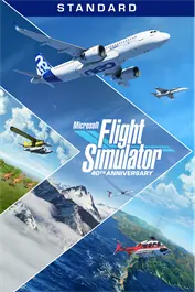 Microsoft Flight Simulator (2020) Standard 40th Anniversary Edition — Xbox Series X|S / PC, Anniversary Edition
