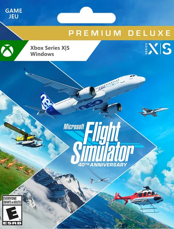 Microsoft Flight Simulator 40th Anniversary Premium Deluxe Edition — Xbox Series X|S / PC, Premium Deluxe Edition