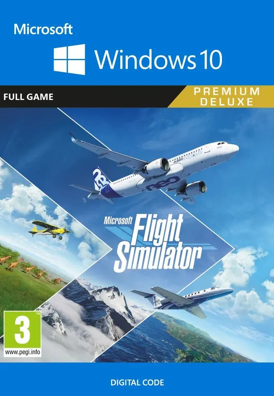 Microsoft Flight Simulator: Premium Deluxe Edition - — Microsoft Store (Windows 10), Premium Deluxe Edition