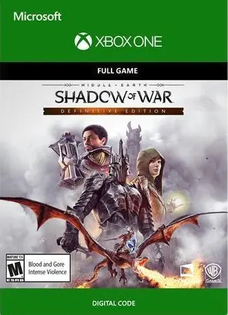 Middle-earth: Shadow of War (Definitive Edition) — Xbox One, Definitive Edition