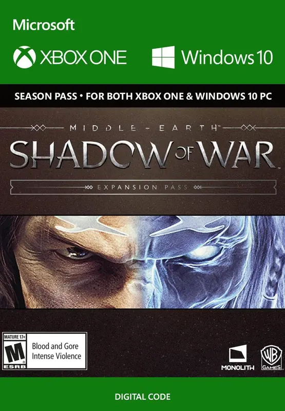 Jaquette de Middle-Earth: Shadow of War - Expansion Pass (DLC) — DLC Xbox (Xbox Live / PC)