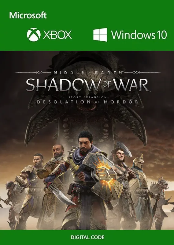 Jaquette de Middle-earth: Shadow of War - The Desolation of Mordor Story Expansion (DLC) — DLC Xbox (Xbox Live / PC)
