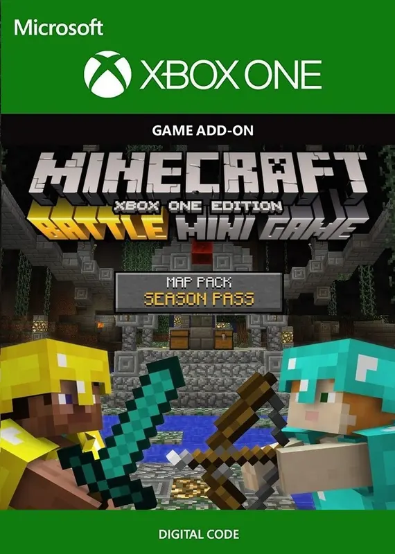 Minecraft: Battle Map Pack Season Pass (DLC) — Xbox One, Standard