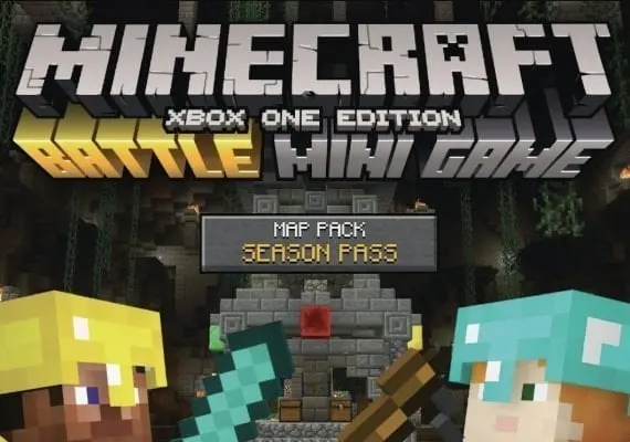 Minecraft - Battle Map Pack Season Pass DLC EN — Xbox One / Xbox Series X|S, Standard
