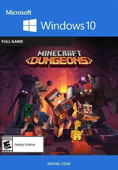 Jaquette de Minecraft Dungeons - — jeu PC (Microsoft Store (Windows 10))