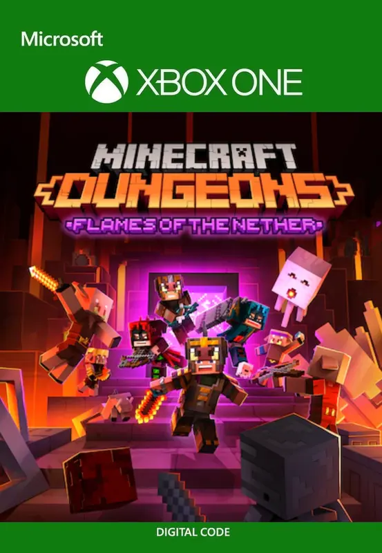 Minecraft Dungeons: Flames of the Nether (DLC) — Xbox Live, Standard