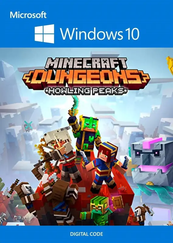 Minecraft Dungeons: Howling Peaks (DLC) - — Microsoft Store (Windows 10), Standard