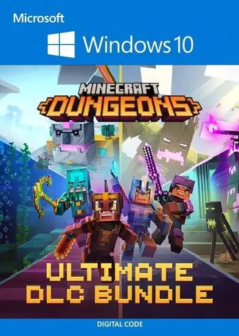 Jaquette de Minecraft Dungeons: Ultimate DLC Bundle (DLC) - — DLC PC (Microsoft Store (Windows 10))