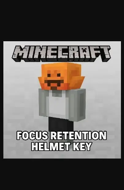 Minecraft Java and Bedrock Edition - Focus Retention Helmet DLC — Xbox One / Xbox Series X|S / PC, Standard