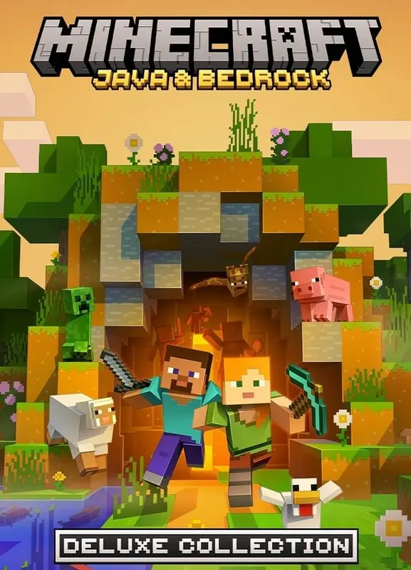 Minecraft: Java & Bedrock Edition Deluxe Collection (PC) - — Microsoft Store, Deluxe Collection