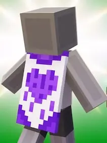 Minecraft Java & Bedrock Edition - Purple Heart Cape — Xbox Series X|S / PC, Standard