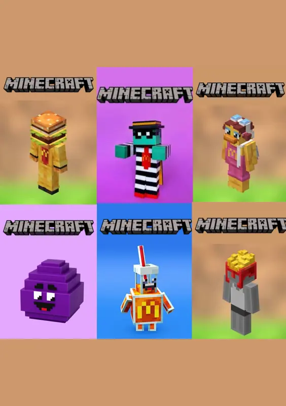 Minecraft McDonalds Add-on complete Pack (DLC) — Mojang, complete Pack
