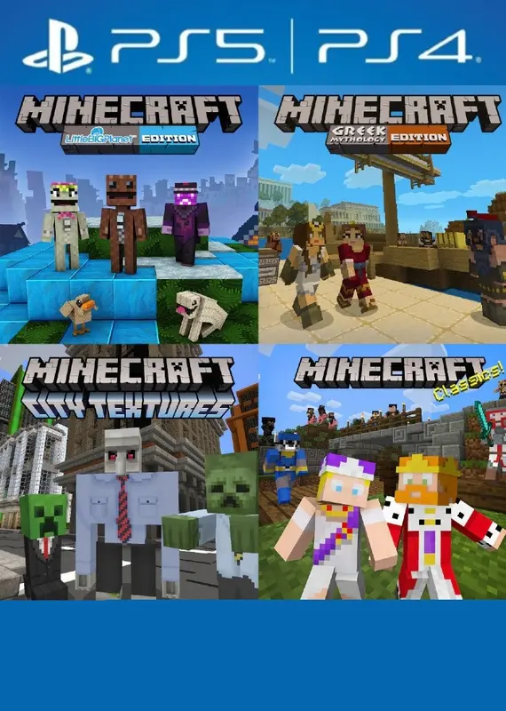 Minecraft Starter Collection Upgrade (DLC) — PlayStation 4 / PlayStation 5, Standard