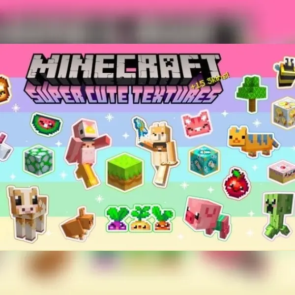 Minecraft Super Cute Texture Pack (DLC) — Xbox One / Xbox Series X|S, Standard