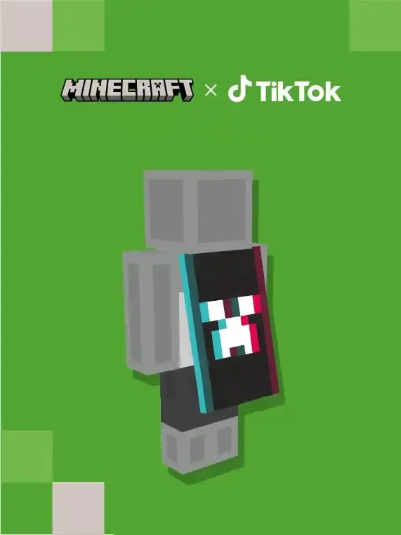 Jaquette de Minecraft - TikTok Cape (DLC) — DLC PC (Mojang)