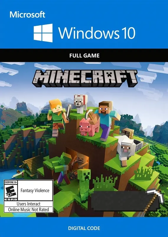 Minecraft: Windows 10 Edition (ROW) - — Microsoft Store (Windows 10), Standard