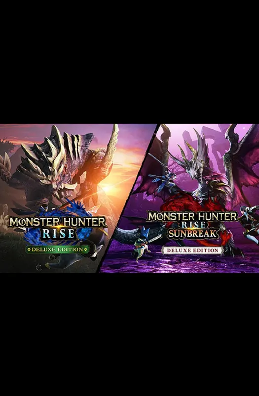 Monster Hunter Rise and Sunbreak Double Deluxe Set — Steam, Standard