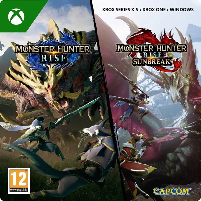 Jaquette de Monster Hunter Rise + Sunbreak — jeu Xbox (Xbox One / Xbox Series X|S / PC)