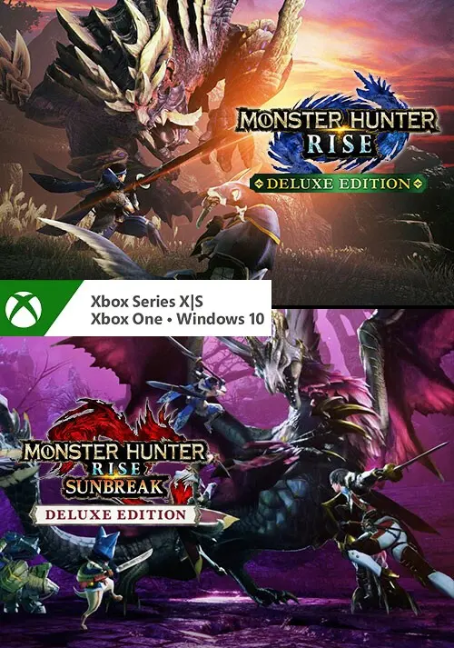 Monster Hunter Rise + Sunbreak Deluxe — Xbox Live / PC, Deluxe