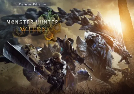 Jaquette de Monster Hunter Wilds Deluxe Edition EN — jeu Xbox (Xbox Series X|S)