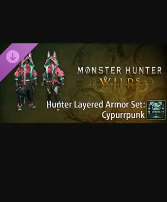 Monster Hunter Wilds - Hunter Layered Armor Set Cypurrpunk DLC — Steam, Standard