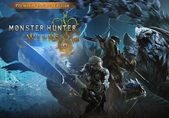 Jaquette de Monster Hunter Wilds Premium Deluxe Edition EN — jeu Xbox (Xbox Series X|S)