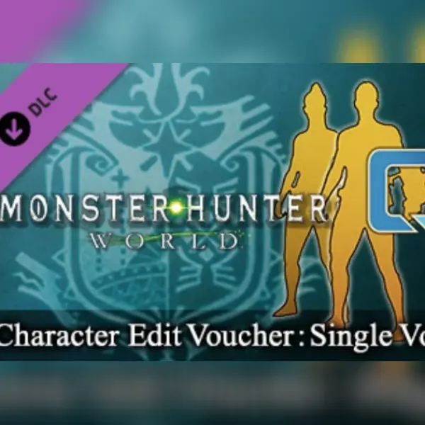 Monster Hunter: World - Character Edit Voucher: Single Voucher (DLC) — Steam, Standard