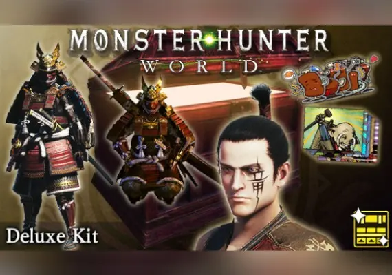 Jaquette de Monster Hunter: World - Deluxe Kit DLC — DLC PC (Steam)