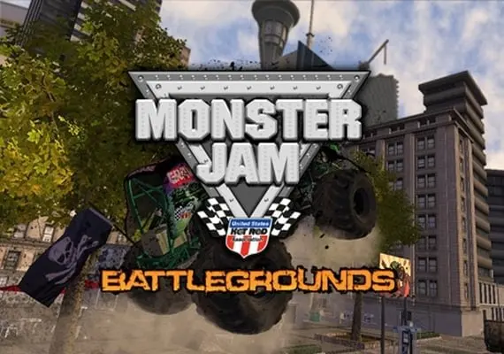 Jaquette de Monster Jam Battlegrounds EN/DE/FR/IT/ES — jeu PC (Steam)