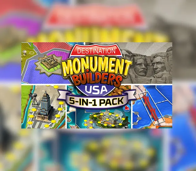Monument Builders: Destination USA 5-in-1 Pack — Steam, Standard
