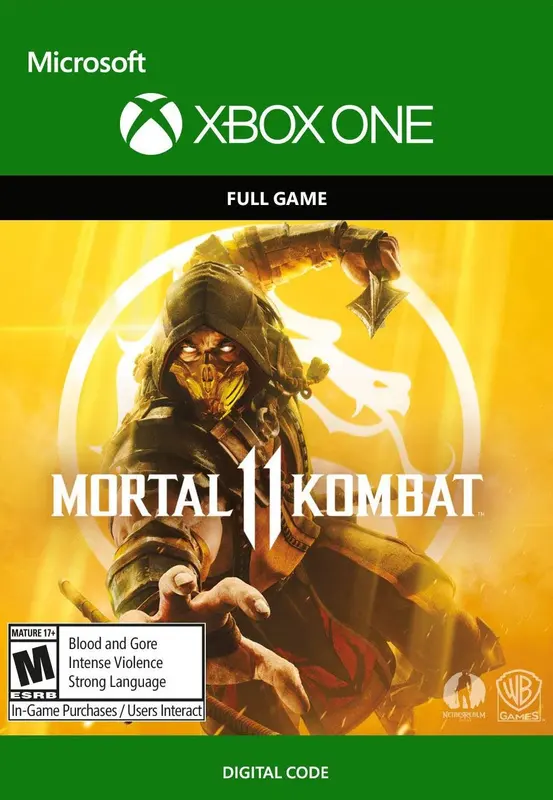 Jaquette de Mortal Kombat 11 — jeu Xbox (Xbox One)