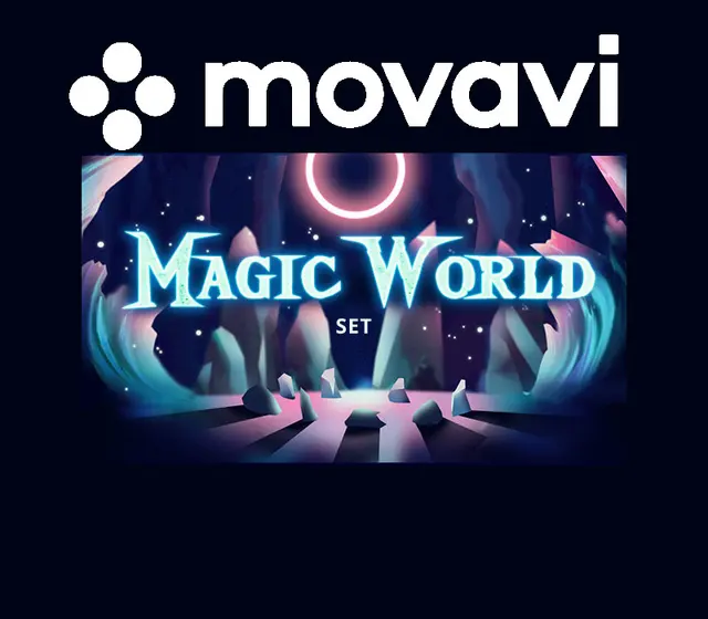 Movavi Video Editor Plus 2021 Effects - Magic World Set — Steam, Standard