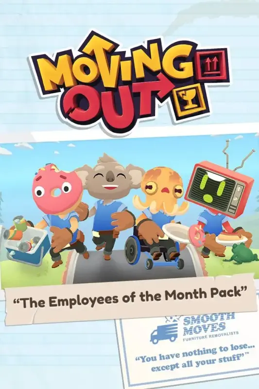 Moving Out - The Employees of the Month Pack DLC — Steam, Standard
