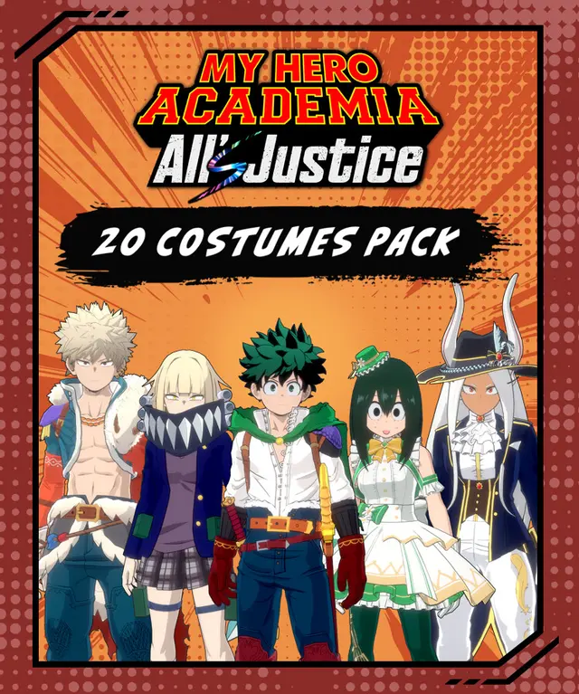 Jaquette de MY HERO ACADEMIA: All’s Justice: 20 Costumes Pack (DLC) — DLC PC (Steam)