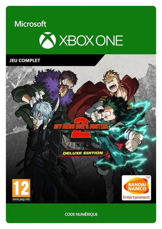 Jaquette de MY HERO ONE'S JUSTICE 2 Deluxe Edition — jeu Xbox (Xbox One)