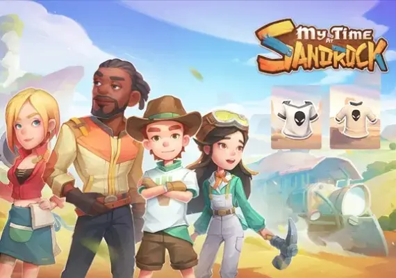 Jaquette de My Time at Sandrock - Alienware T-Shirt DLC EN — DLC PC (Steam)