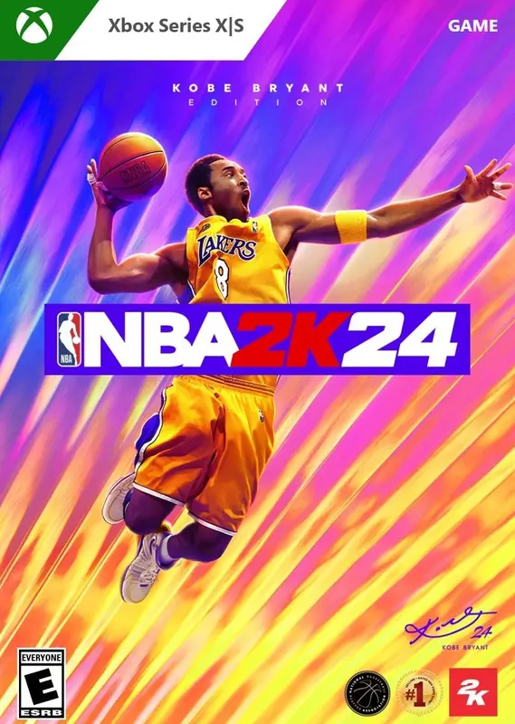 Jaquette de NBA 2K24 Kobe Bryant Edition for — jeu Xbox (Xbox Series X|S)