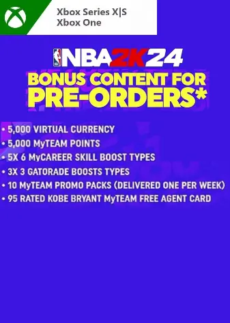 Jaquette de NBA 2k24 Pre-Order Bonus (DLC) — DLC Xbox (Xbox Live)