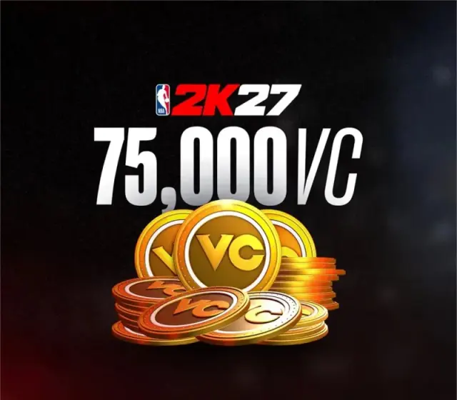 Jaquette de NBA 2K27 - 75,000 VC Pack DLC — DLC Xbox (Xbox Series X|S)