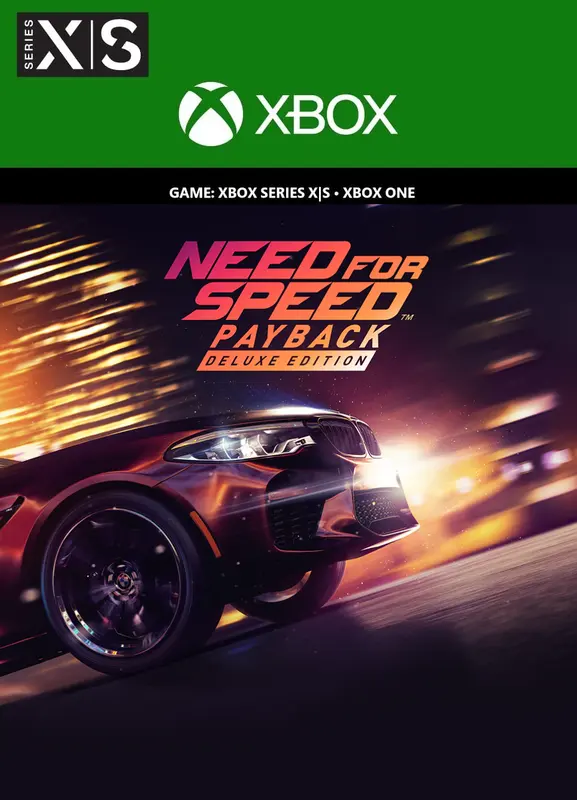 Jaquette de Need for Speed Payback - Deluxe Edition Content (DLC) — DLC Xbox (Xbox Live)