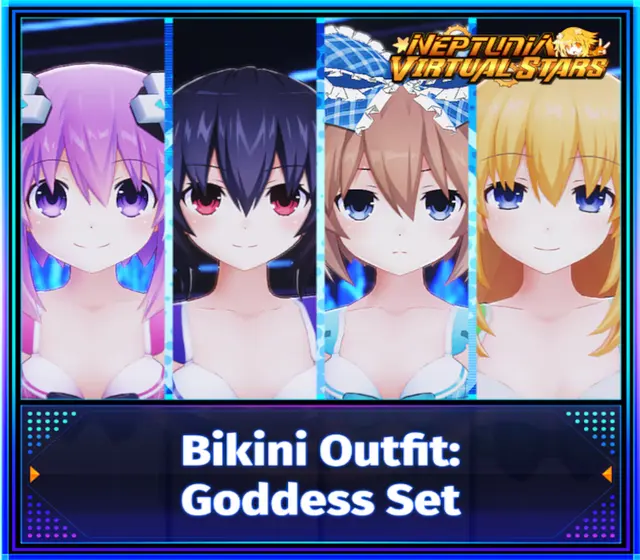 Neptunia Virtual Stars - Bikini Outfit: Goddess Set DLC — Steam, Standard
