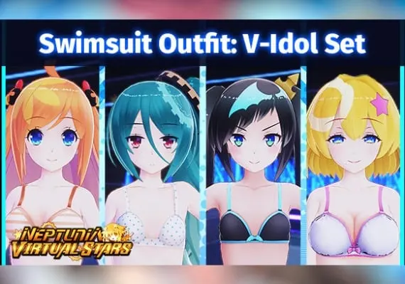 Neptunia Virtual Stars - Swimsuit Outfit: V-Idol Set DLC EN — Steam, Standard