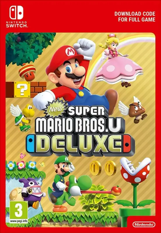 New Super Mario Bros U Deluxe — Nintendo Switch, Deluxe