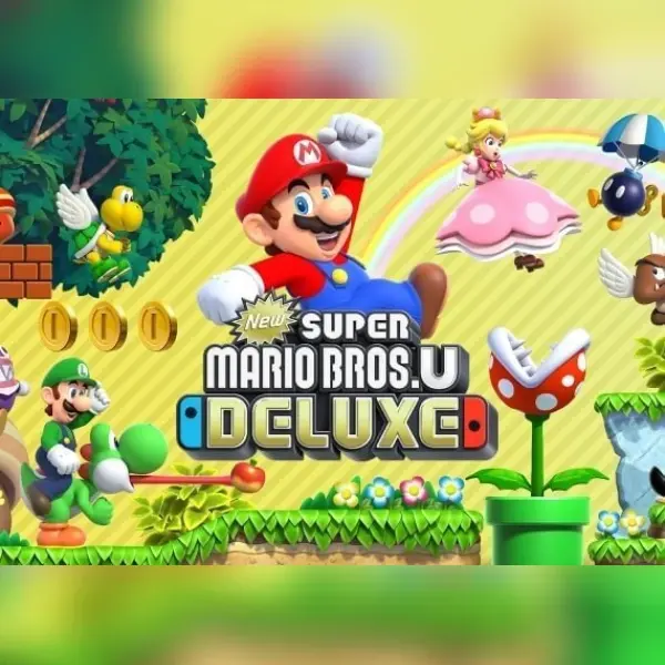 Jaquette de New Super Mario Bros. U Deluxe — jeu Nintendo (Nintendo Switch)